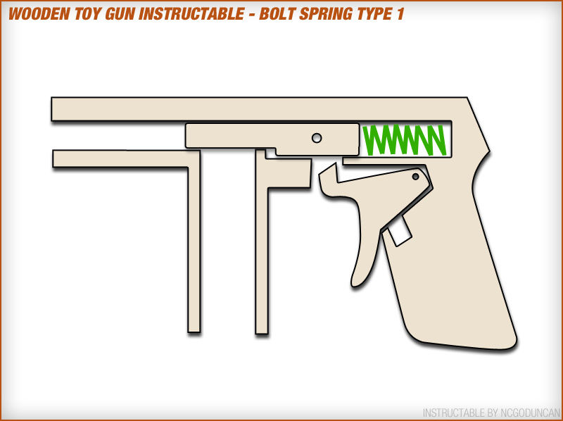 Деревянный пистолет с резинками своими руками чертежи