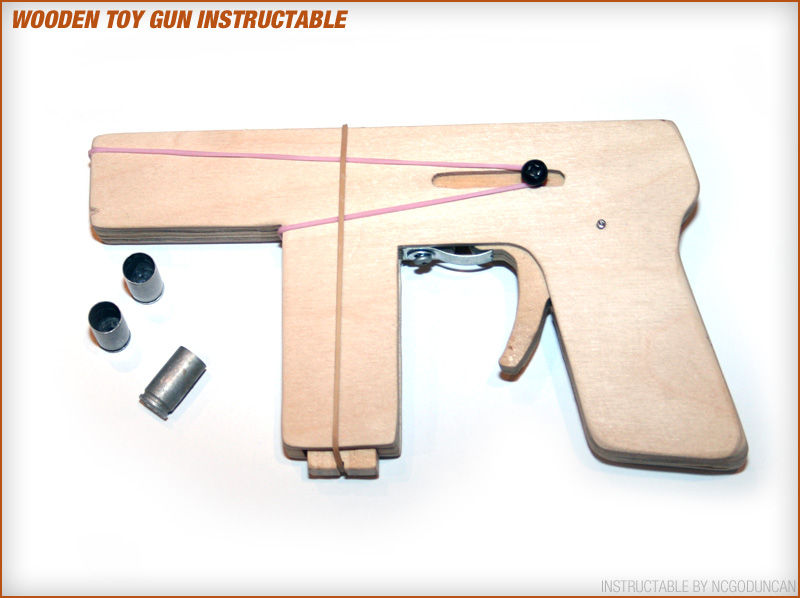 Как сделать пистолет из дерева чертежи